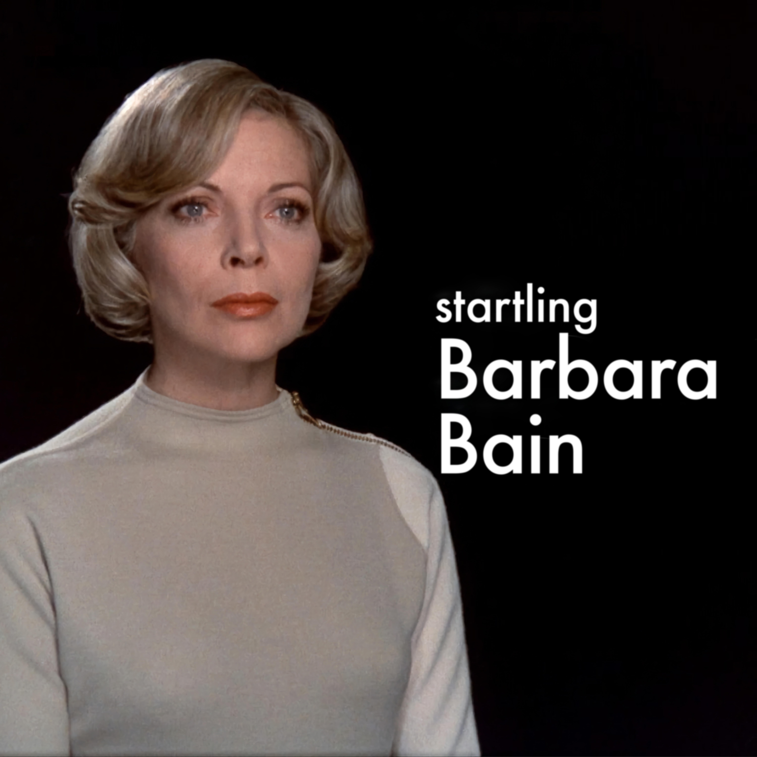 Startling Barbara Bain logo